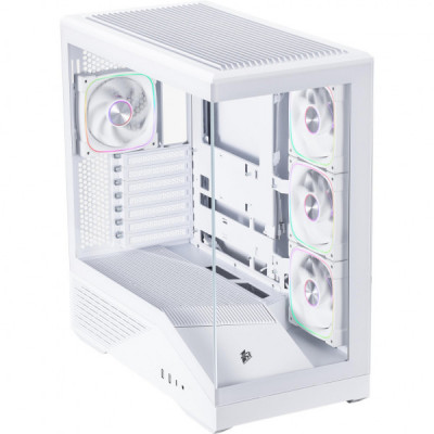 Корпус для ПК 1stPlayer GM7-WH-3FN7R-W-1FN7-W White (GM7-WH-3FN7R-W-1FN7-W)
