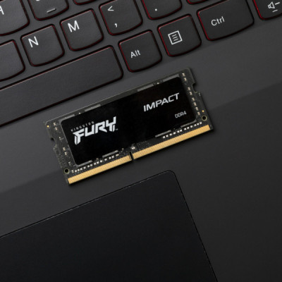 Модуль пам'яті для ноутбука SoDIMM DDR4 32GB 3200 MHz Fury Impact Kingston Fury (ex.HyperX) (KF432S20IB/32)