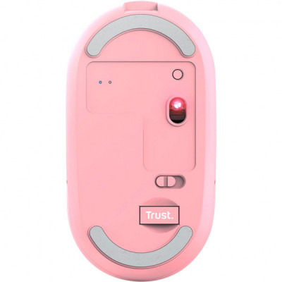 Мишка Trust Puck Wireless/Bluetooth Silent Pink (24125)