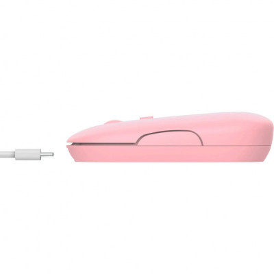 Мишка Trust Puck Wireless/Bluetooth Silent Pink (24125)