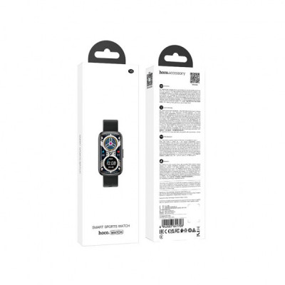 Смарт-годинник HOCO Y25 Smart sports watch Black (6942007641708)