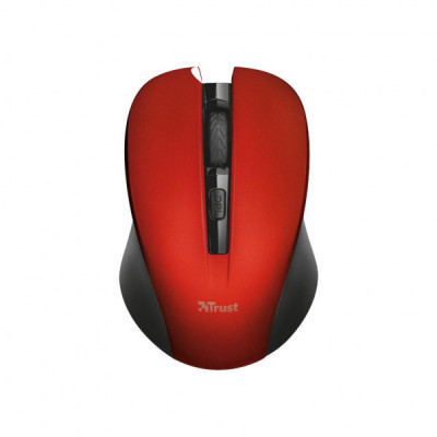 Мишка Trust Mydo Silent wireless mouse red (21871)