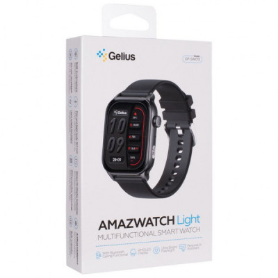 Смарт-годинник Gelius GP-SW015 Amazwatch Light Black (2099901012722)
