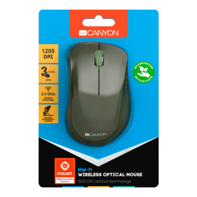 Мишка Canyon MW-11 Wireless Pixart Special Military (CNE-CMSW11SM)