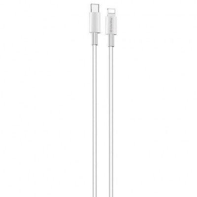 Дата кабель USB Type-C to Lightning 1.0m 3A white ColorWay (CW-CBPDCL032-WH)