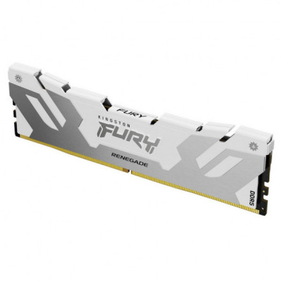 Модуль пам'яті для комп'ютера DDR5 32GB 6000 MHz Renegade White Kingston Fury (ex.HyperX) (KF560C32RW-32)