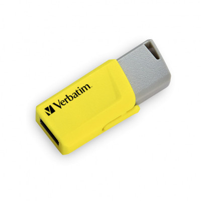 USB флеш накопичувач Verbatim 3x16GB Store 'n' Click Red/Blue/Yellow USB 3.2 (49306)