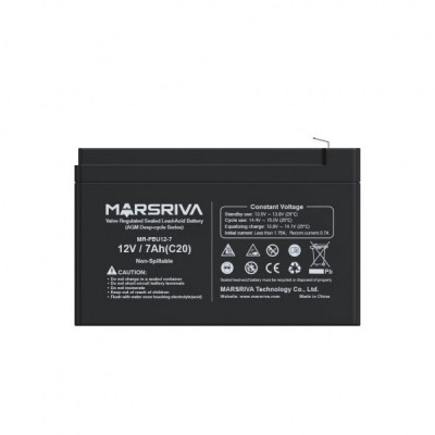 Батарея до ДБЖ Marsriva 12V 7Ah (MR-PBU12-7)