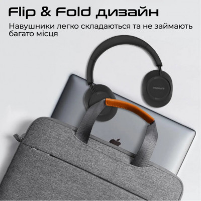 Навушники Promate Takt Black (takt.black) Навушники Promate Takt Black (takt.black)