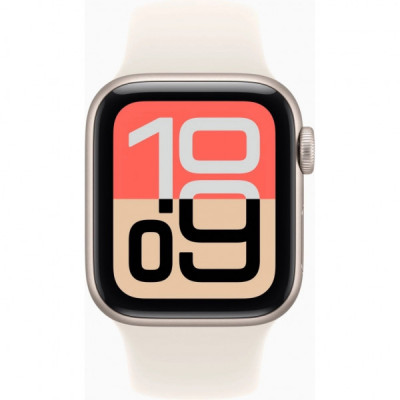 Смарт-годинник Apple Watch SE 3 GPS 40mm Starlight Aluminium Case with Starlight Sport Band - S/M (MEH34RK/A)