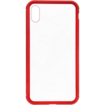 Чохол до мобільного телефона Armorstandart Magnetic Case 1 Gen. iPhone XS Max Clear/Red (ARM53391)