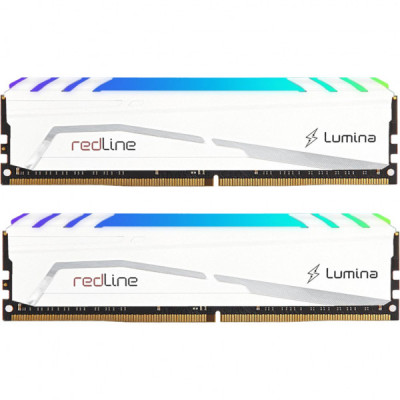 Модуль пам'яті для комп'ютера DDR5 64GB (2x32GB) 6000 MHz Redline RGB White Mushkin (MLB5C600AFFP32GX2)