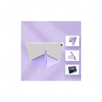 Чохол до планшета BeCover Ultra Slim Origami Transparent Apple Pencil Apple iPad Air (4/5) 2020/2022 10.9" Purple (711105)