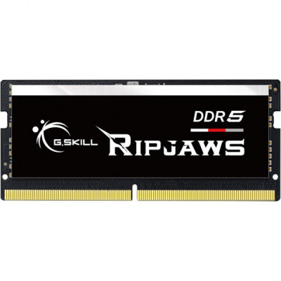 Модуль пам'яті для ноутбука SoDIMM DDR5 16GB 4800 MHz Ripjaws G.Skill (F5-4800S4039A16GX1-RS)