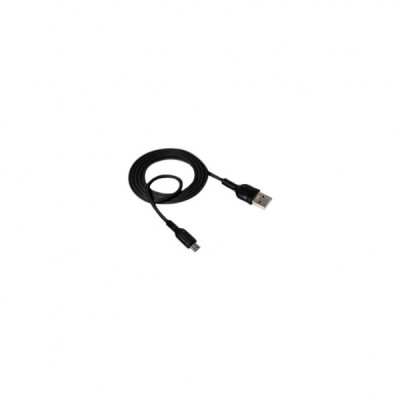 Дата кабель USB 2.0 AM to Micro 5P 1.0m NB212 2.1A Black XO (XO-NB212m-BK)