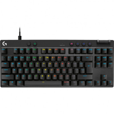 Клавіатура Logitech G PRO X TKL Rapid Linear USB UA Black (920-013233) Клавіатура Logitech G PRO X TKL Rapid Linear USB UA Black (920-013233)