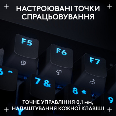 Клавіатура Logitech G PRO X TKL Rapid Linear USB UA Black (920-013233) Клавіатура Logitech G PRO X TKL Rapid Linear USB UA Black (920-013233)