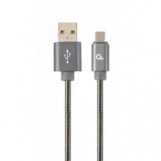 Дата кабель USB 2.0 Micro 5P to AM Cablexpert (CC-USB2S-AMmBM-1M-BG)