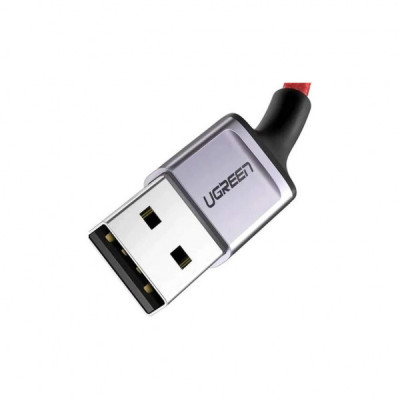 Дата кабель USB 2.0 AM to Type-C 1.0m US505 6A Red Ugreen (US505/20527)