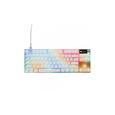 Клавіатура SteelSeries Apex Pro TKL Gen 3 HyperMagnetic OmniPoint 3.0 OLED USB UA White (64898)