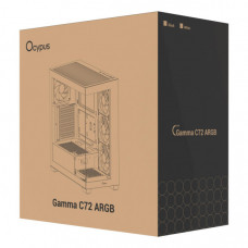 Корпус OCYPUS GAMMA C72 BK ARGB (GAMMA-C72-BKD400XX-GL)