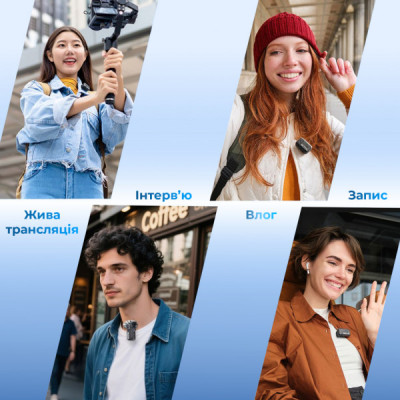 Мікрофон Boya mini-12 Type-C/Lightning Black (mini-12) Мікрофон Boya mini-12 Type-C/Lightning Black (mini-12)