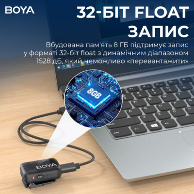 Мікрофон Boya mini-12 Type-C/Lightning Black (mini-12) Мікрофон Boya mini-12 Type-C/Lightning Black (mini-12)