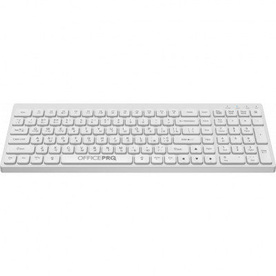 Клавіатура OfficePro SK985W Wireless/Bluetooth White (SK985W)