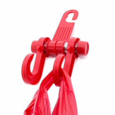 Універсальний автотримач Extradigital для сумок и пакетов Car Hook CC-598 Red (CMH4126)