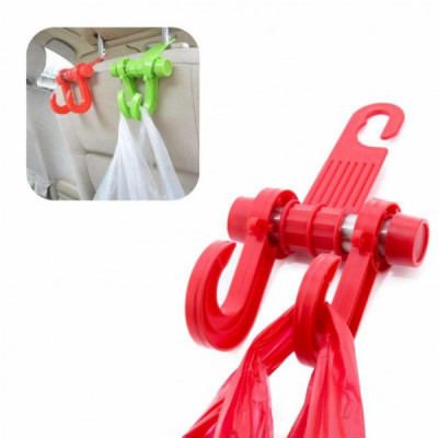 Універсальний автотримач Extradigital для сумок и пакетов Car Hook CC-598 Red (CMH4126)