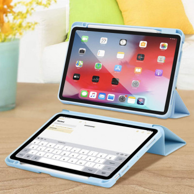 Чохол до планшета BeCover Direct Charge Pen mount Apple Pencil Apple iPad 10.9" 2022 Light Blue (708499)