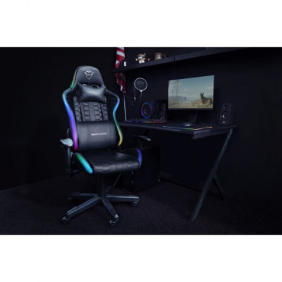 Крісло ігрове Trust GXT 716 Rizza RGB BLACK (23845)