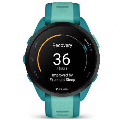 Смарт-годинник Garmin Forerunner 165 Music, Turquoise/Aqua, GPS (010-02863-32)