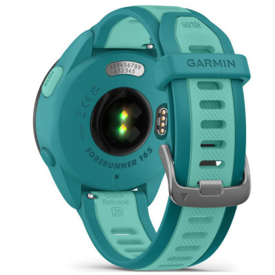 Смарт-годинник Garmin Forerunner 165 Music, Turquoise/Aqua, GPS (010-02863-32)