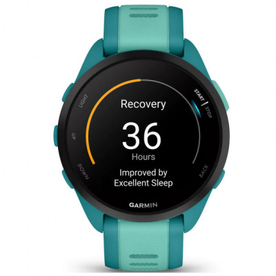 Смарт-годинник Garmin Forerunner 165 Music, Turquoise/Aqua, GPS (010-02863-32)