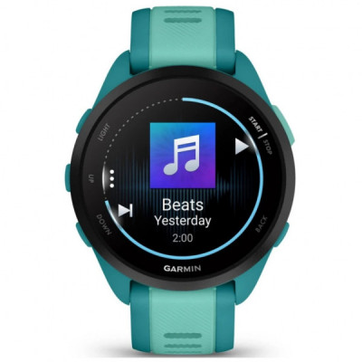 Смарт-годинник Garmin Forerunner 165 Music, Turquoise/Aqua, GPS (010-02863-32)