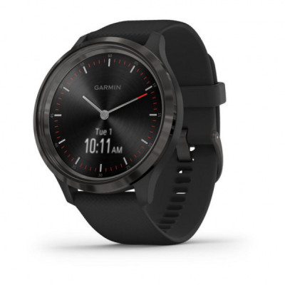 Смарт-годинник Garmin Vivomove 3 Slate Stainless Steel Bezel with Black Case and S (010-02239-01)