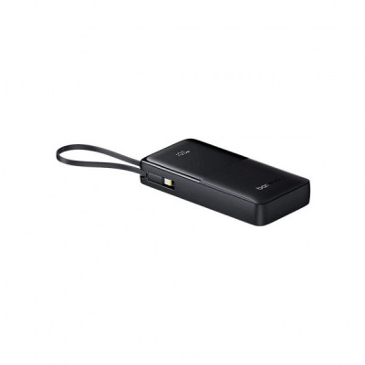 Батарея універсальна Baseus Bipow 2 Digital Display 20000mAh 20W with Built-in USB-C Cable Black (P10077101113-01)