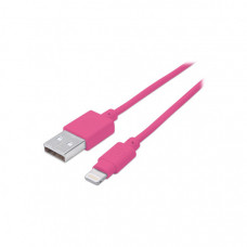 Дата кабель iPhone 5/6/Ipad 4, 0.15m pink Manhattan Intracom (394420)