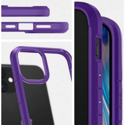 Чохол до мобільного телефона Spigen iPhone 12 mini Crystal Hybrid, Hydrangea Purple (ACS01544)