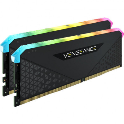 Модуль пам'яті для комп'ютера DDR4 64GB (2x32GB) 3600 MHz Vengeance RGB RS Corsair (CMG64GX4M2D3600C18)