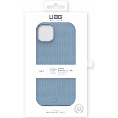 Чохол до мобільного телефона Uag [U] Apple iPhone 14 Plus Dot Magsafe, Cerulean (114081315858)