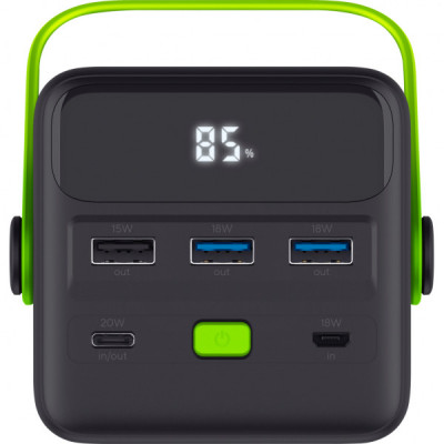 Батарея універсальна Trust 50000mAh Redoh XXL, 3хUSB-A/USB-C, 20W, black (25196_TRUST)