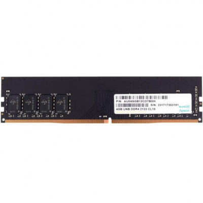 Модуль пам'яті для комп'ютера DDR4 4GB 2666 MHz Apacer (EL.04G2V.KNH)