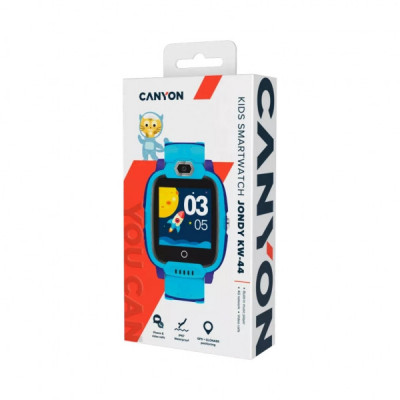Смарт-годинник Canyon CNE-KW44BL Jondy KW-44, Kids smartwatch Blue (CNE-KW44BL)