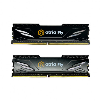 Модуль пам'яті для комп'ютера DDR4 32GB (2x16GB) 3600 MHz Fly Black ATRIA (UAT43600CL18BK2/32)