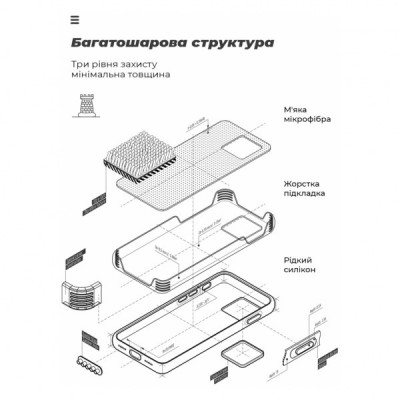 Чохол до мобільного телефона Armorstandart ICON Case Samsung M34 5G (M346) Camera cover Red (ARM69638)
