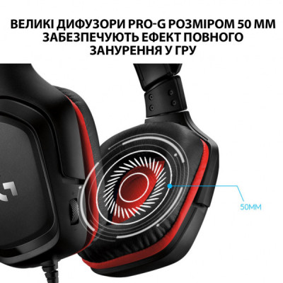 Навушники Logitech G332 Wired Gaming Headset (981-000757)