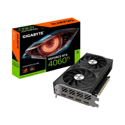 Відеокарта GIGABYTE GeForce RTX4060Ti 16Gb WINDFORCE OC (GV-N406TWF2OC-16GD)