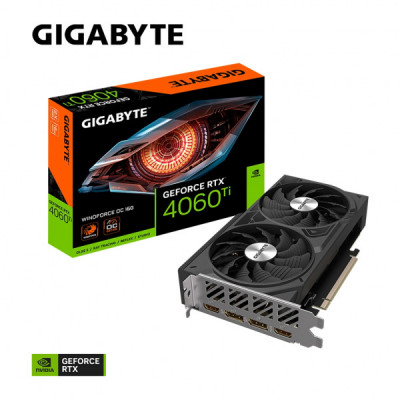 Відеокарта GIGABYTE GeForce RTX4060Ti 16Gb WINDFORCE OC (GV-N406TWF2OC-16GD)